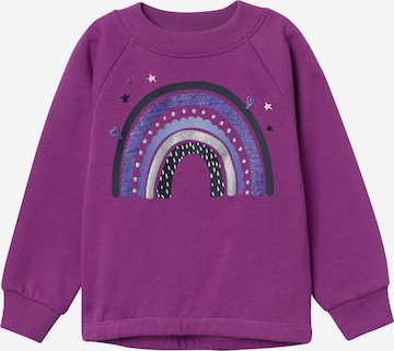 NAME IT Sweatshirt 'RODJA' in Purple: front
