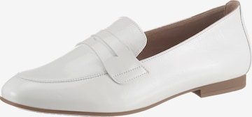 GABOR Classic Flats in White: front