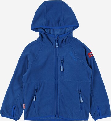 TROLLKIDS Athletic Fleece Jacket 'Sandefjord' in Blue: front
