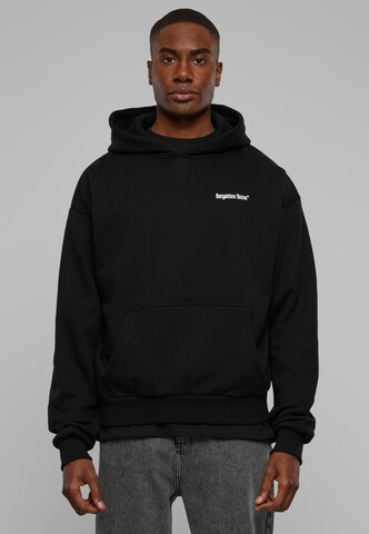 Forgotten Faces Sweatshirt 'Sliced' in Schwarz: Vorderseite