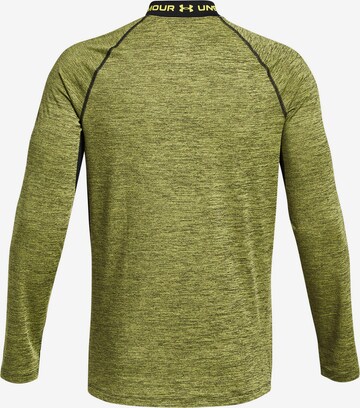 T-Shirt fonctionnel 'Twist Mock' UNDER ARMOUR en vert