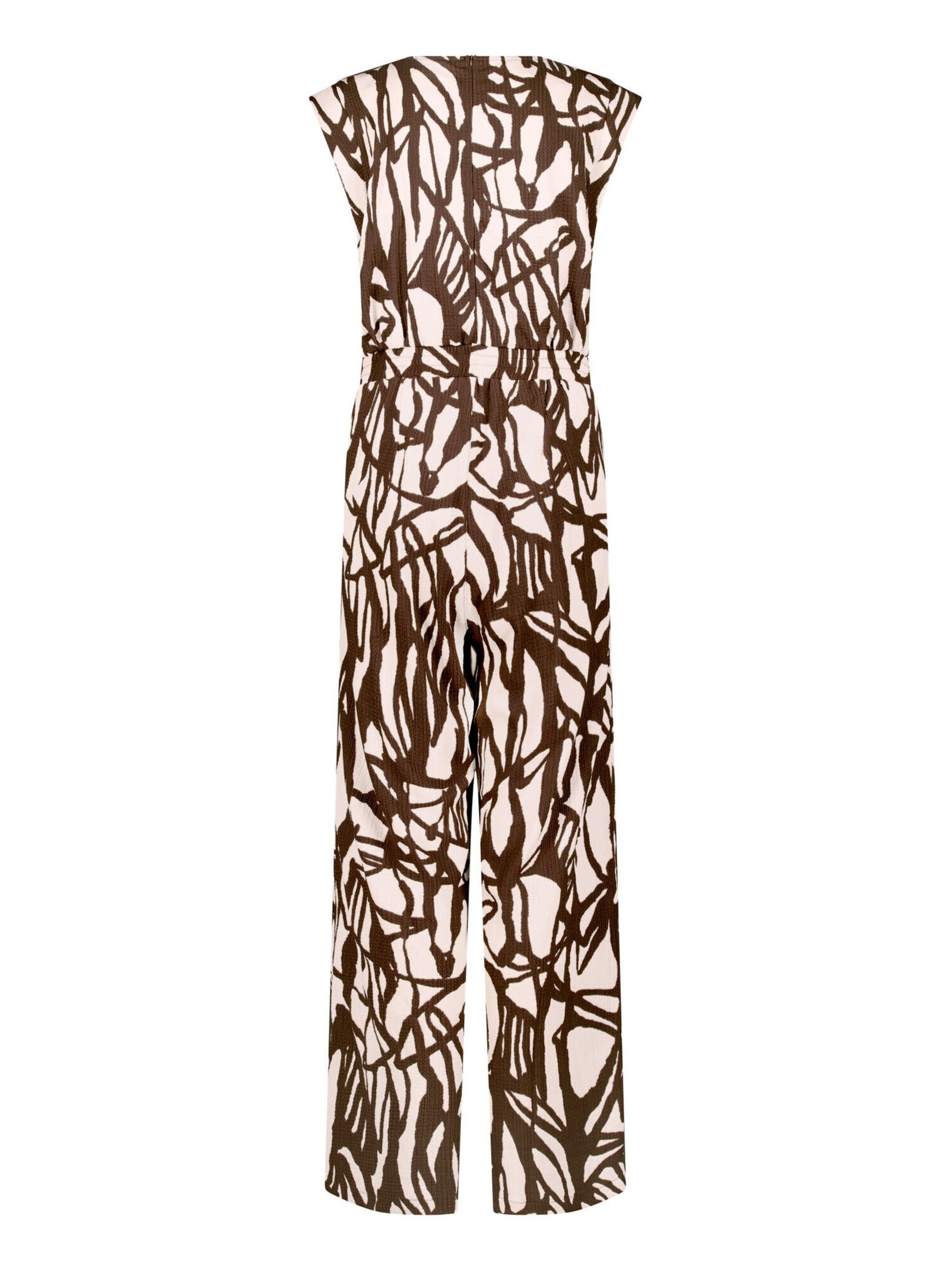 Cartoon Jumpsuit in Beige
