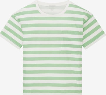 T-Shirt TOM TAILOR en vert : devant