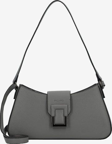 Picard Schultertasche 'Locco' in Grau: Vorderseite
