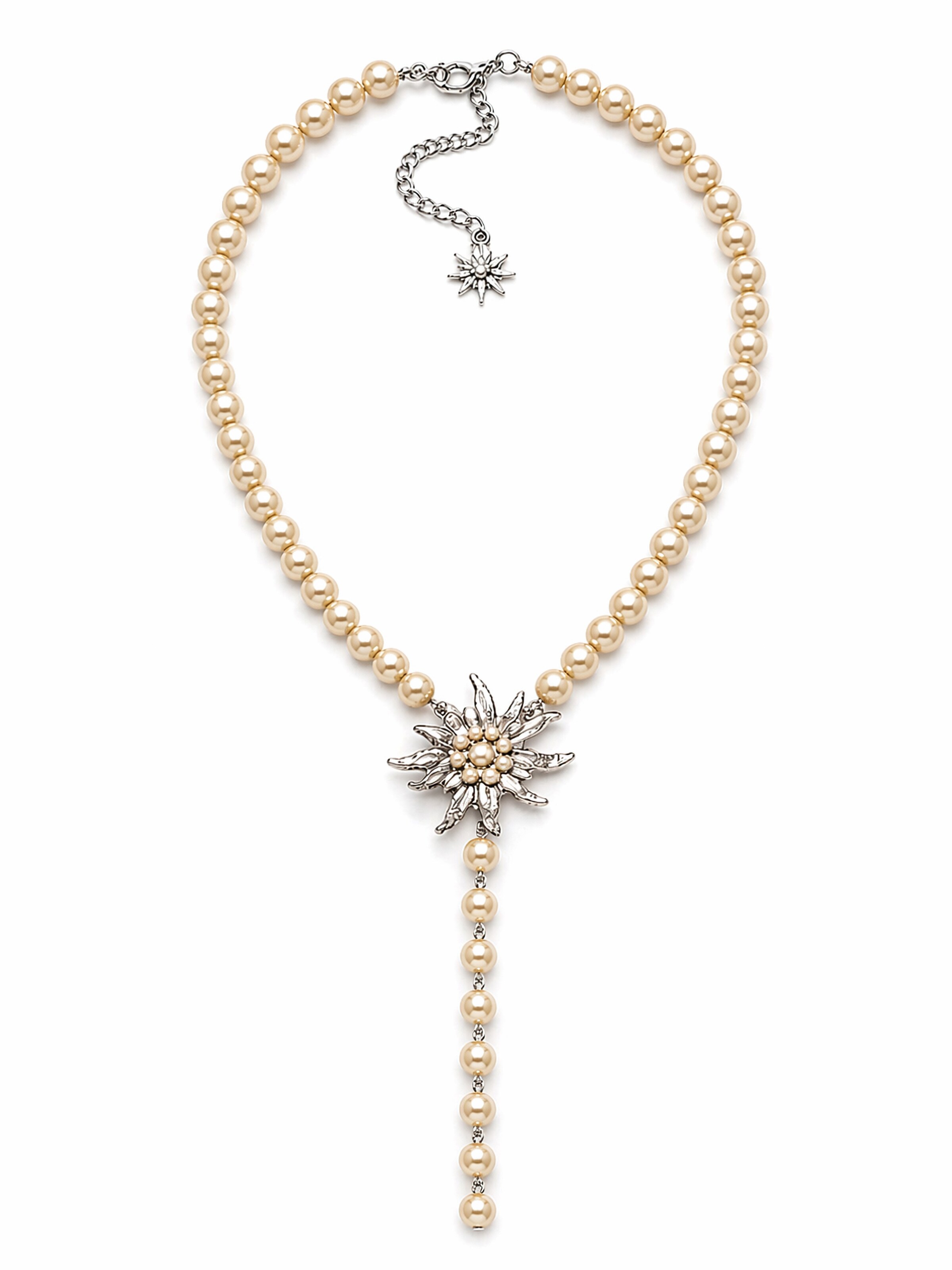 COLLEZIONE ALESSANDRO Necklace 'Alpenkette' in Onesize in Cream, Item view