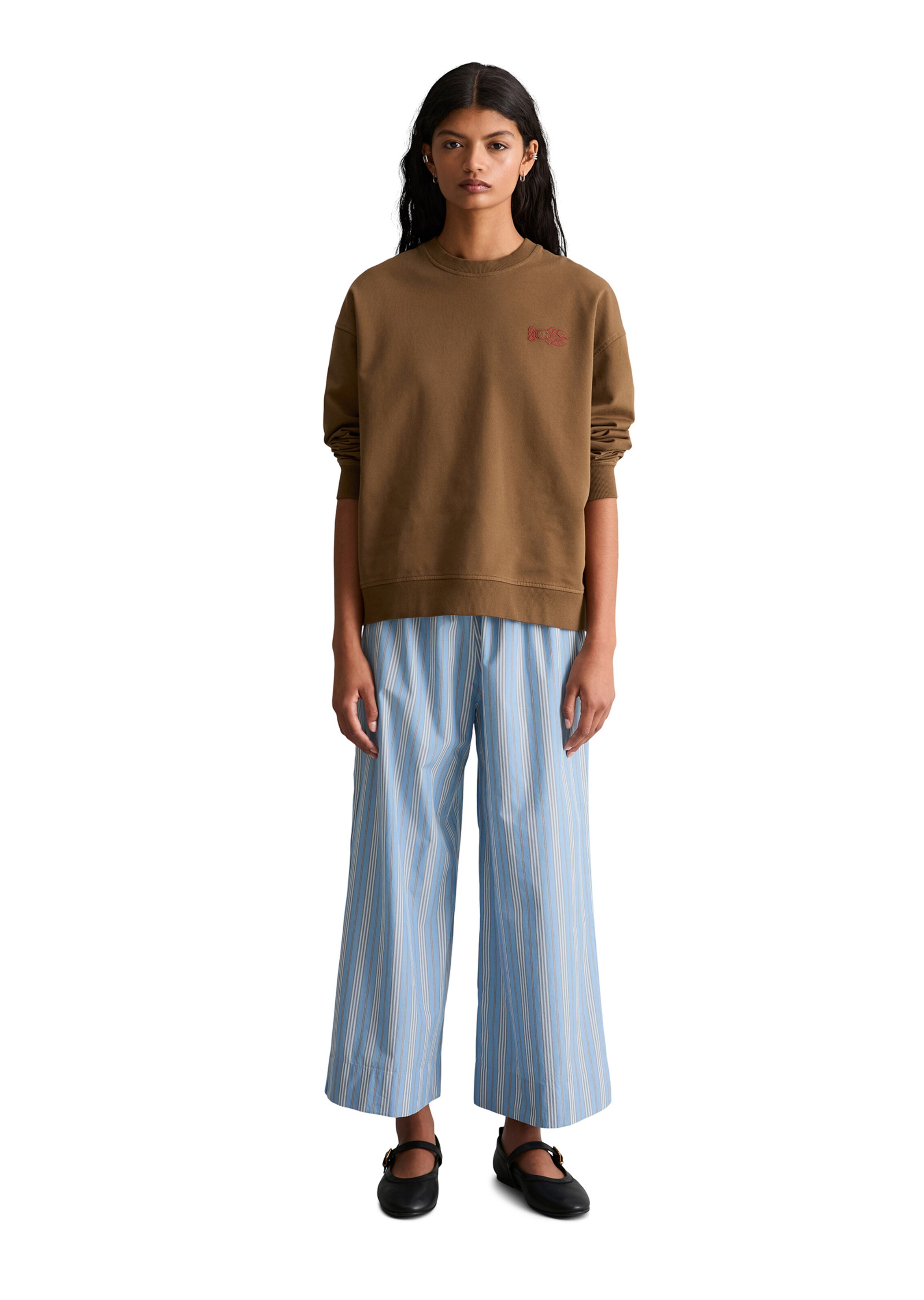 Marc O'Polo DENIM Sweatshirt in Bruin