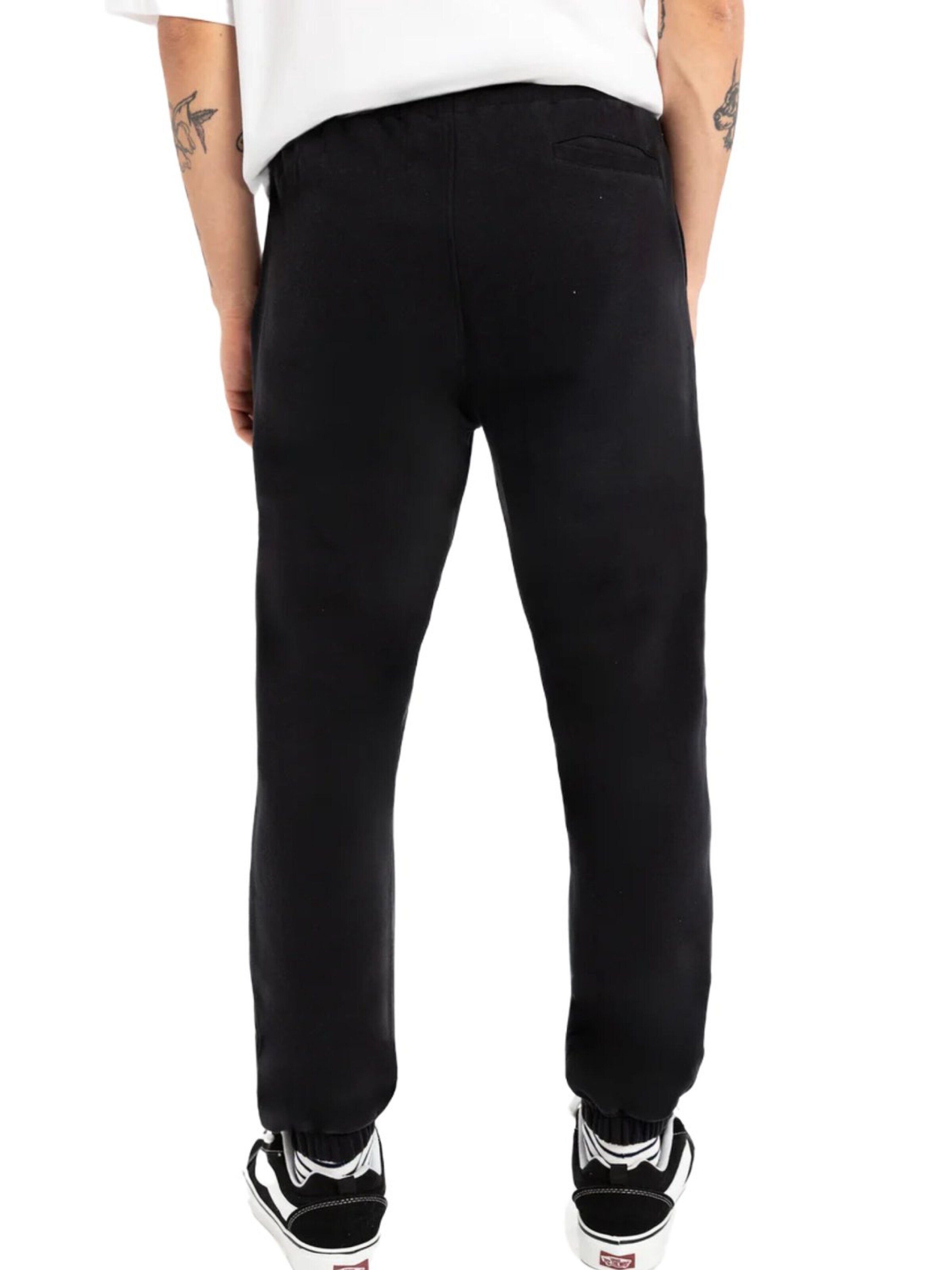 UNIQVIBE Regular Chino in Zwart