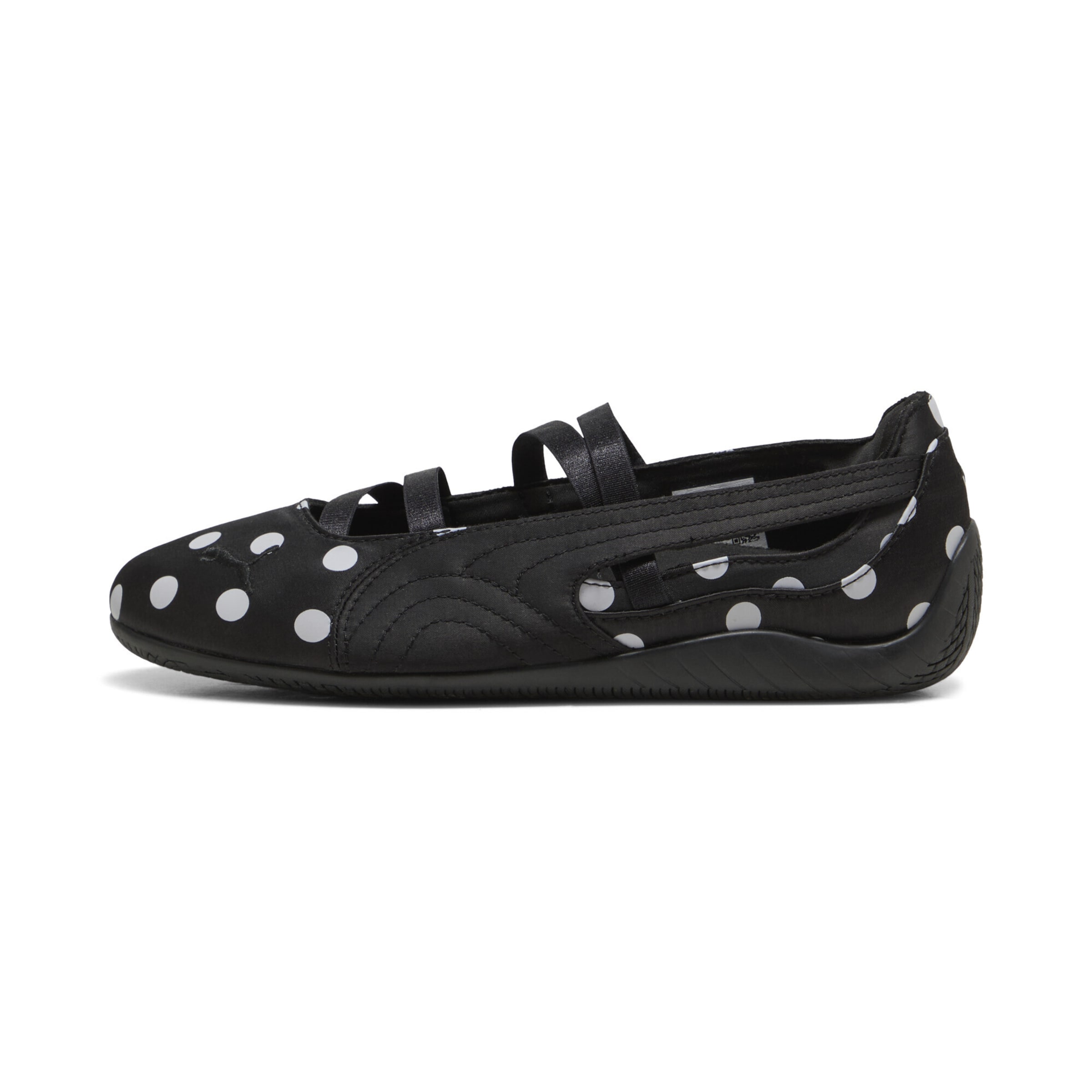 Baskets basses PUMA en noir : devant