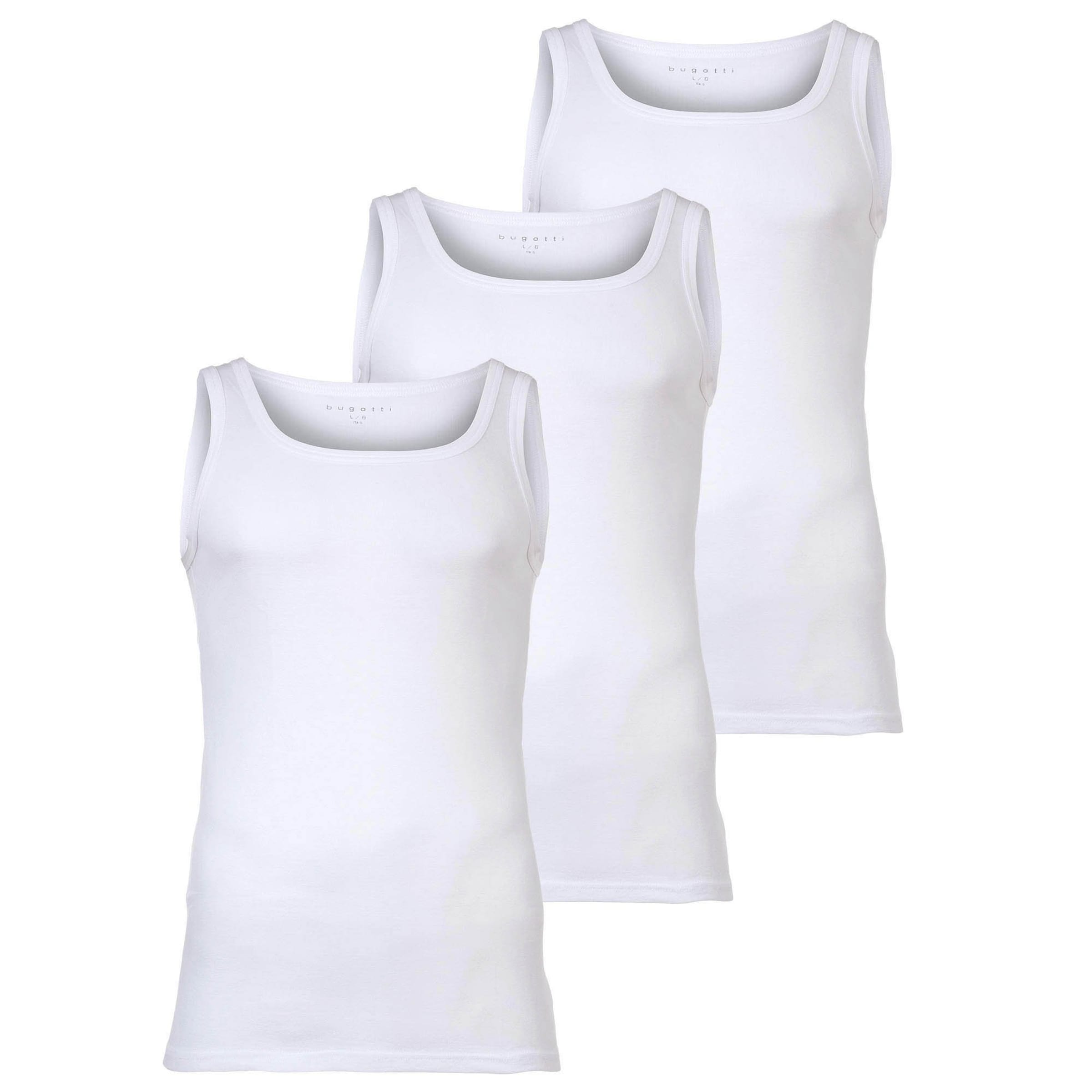 bugatti Undershirt in White: front
