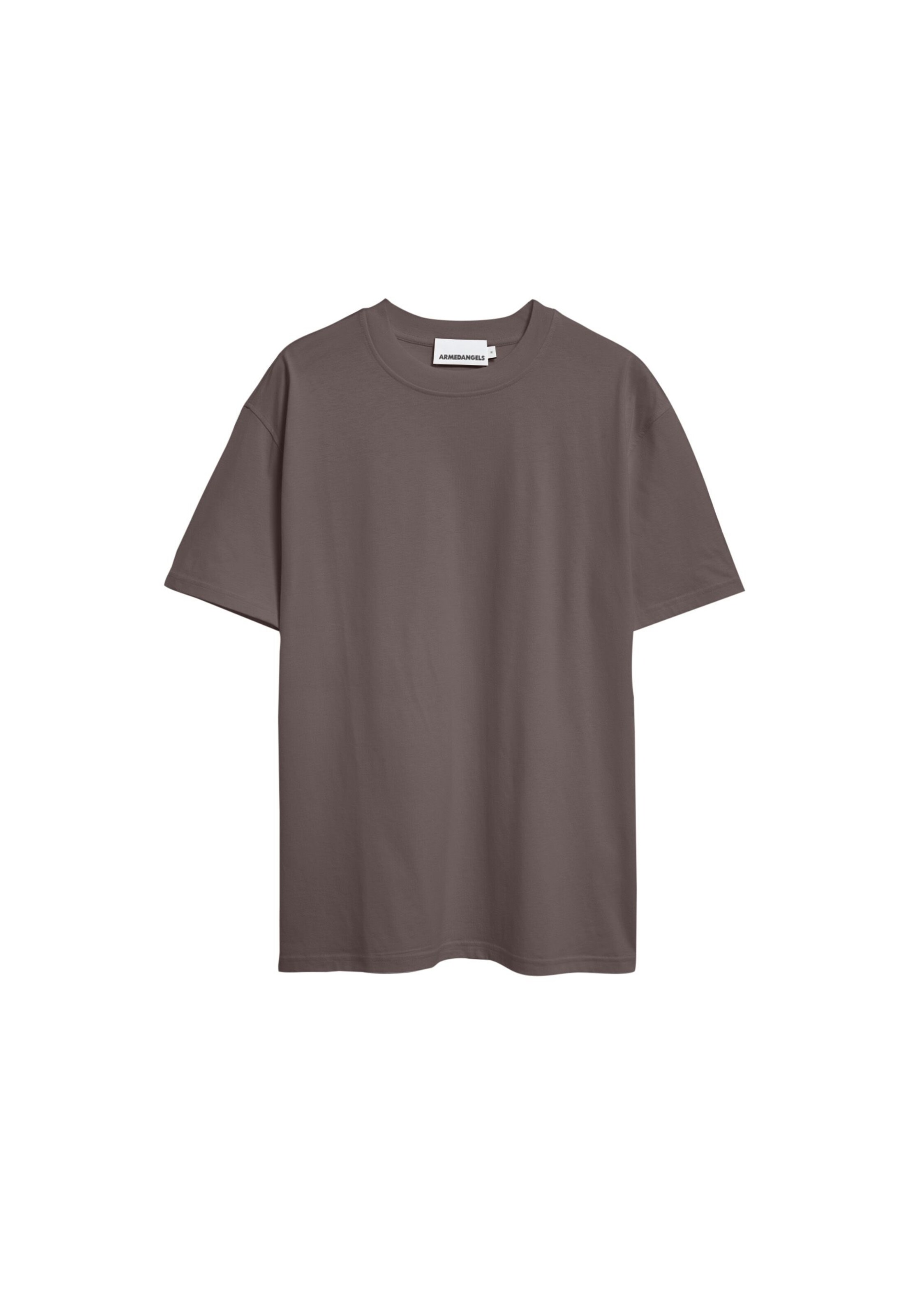 ARMEDANGELS T-Shirt MAARKOS MID WEIGHT in Grau: Vorderseite