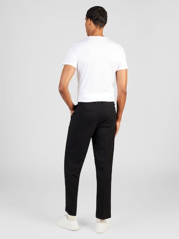 Regular Pantalon à plis Les Deux en noir