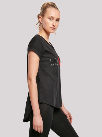 F4NT4STIC Shirt 'IT Loser Love' in Schwarz