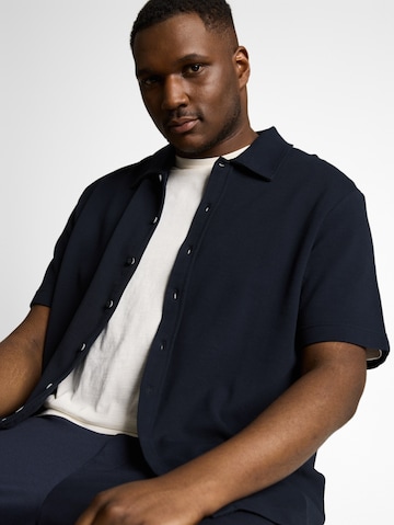 Coupe regular Chemise TOM TAILOR Men + en bleu