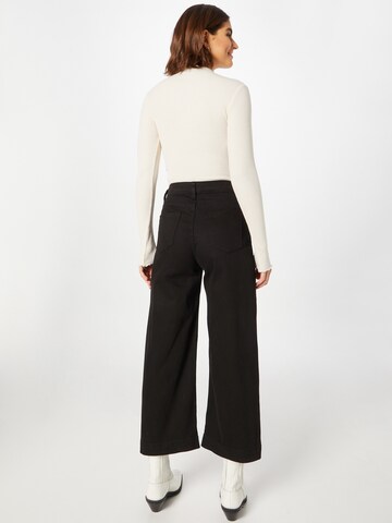 Wide leg Jeans 'Adeline' di Oasis in nero