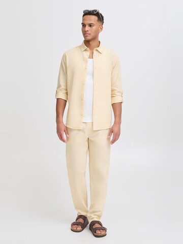 INDICODE JEANS Comfort fit Overhemd 'Monko' in Beige