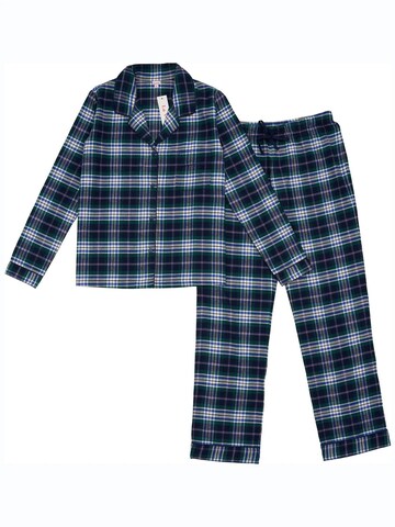 La V Pajama in Green: front