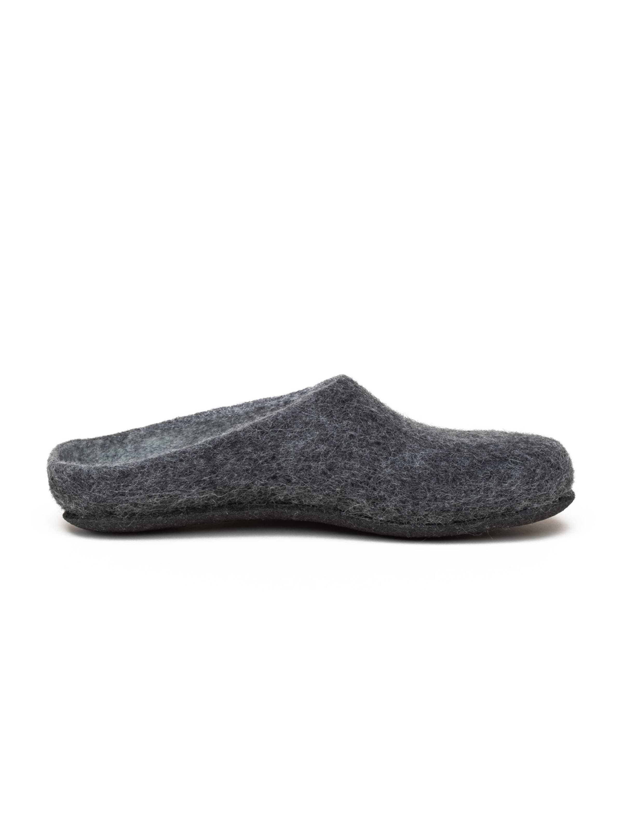 MagicFelt Slippers 'Filzpantoffel Magicfelt 709' in Grey