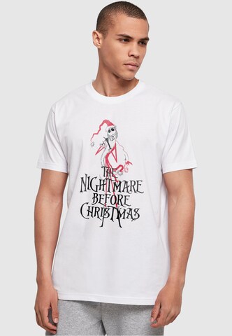 ABSOLUTE CULT Shirt 'The Nightmare Before Christmas' in Weiß: predná strana