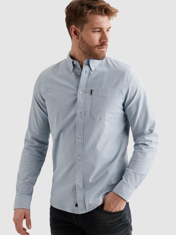 PME Legend Regular fit Skjorta 'Explorer Oxford shirt with button-down collar' i blå