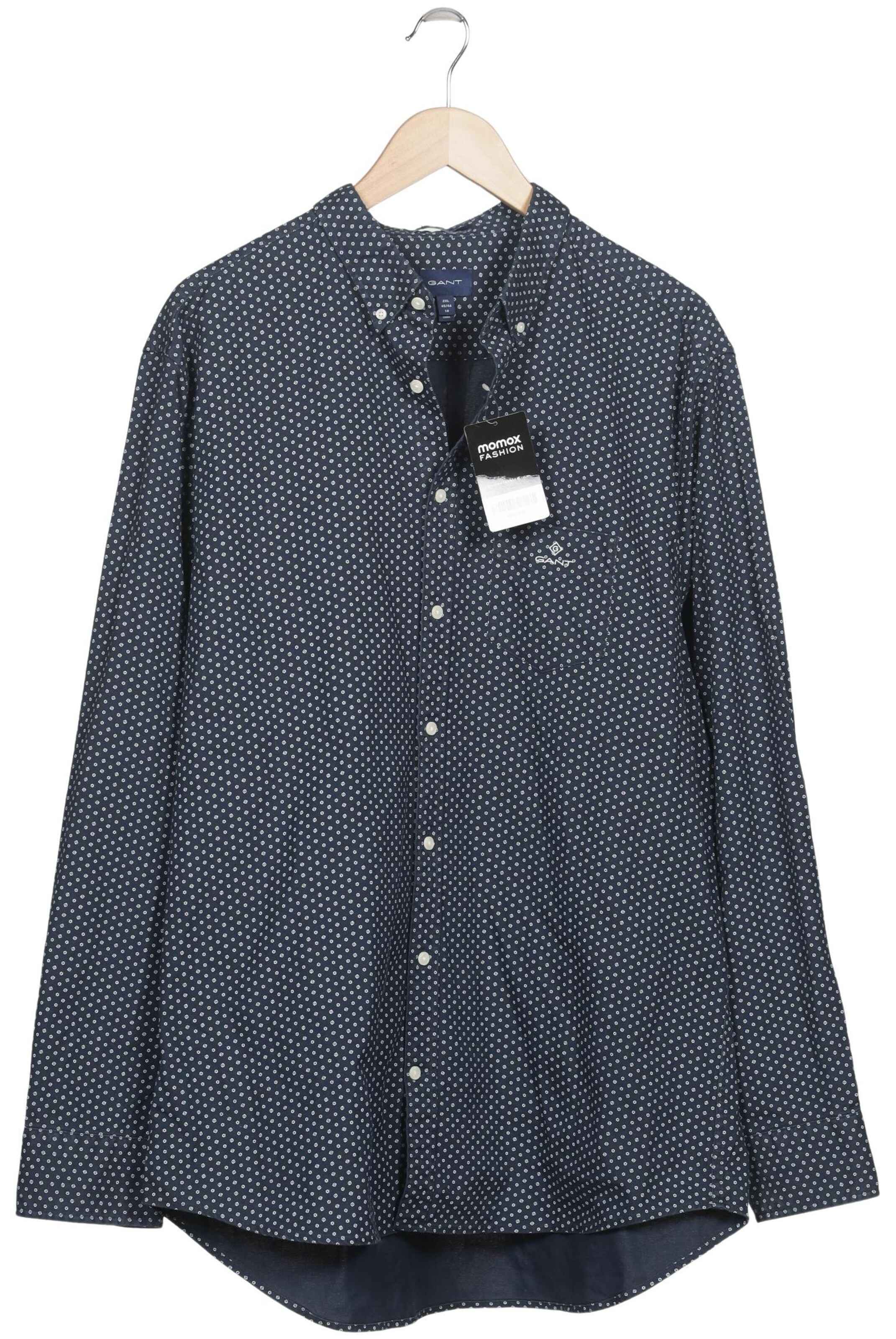 GANT Button Up Shirt in XXL in Blue: front