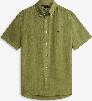 TOMMY HILFIGER Regular fit Button Up Shirt in Green: front