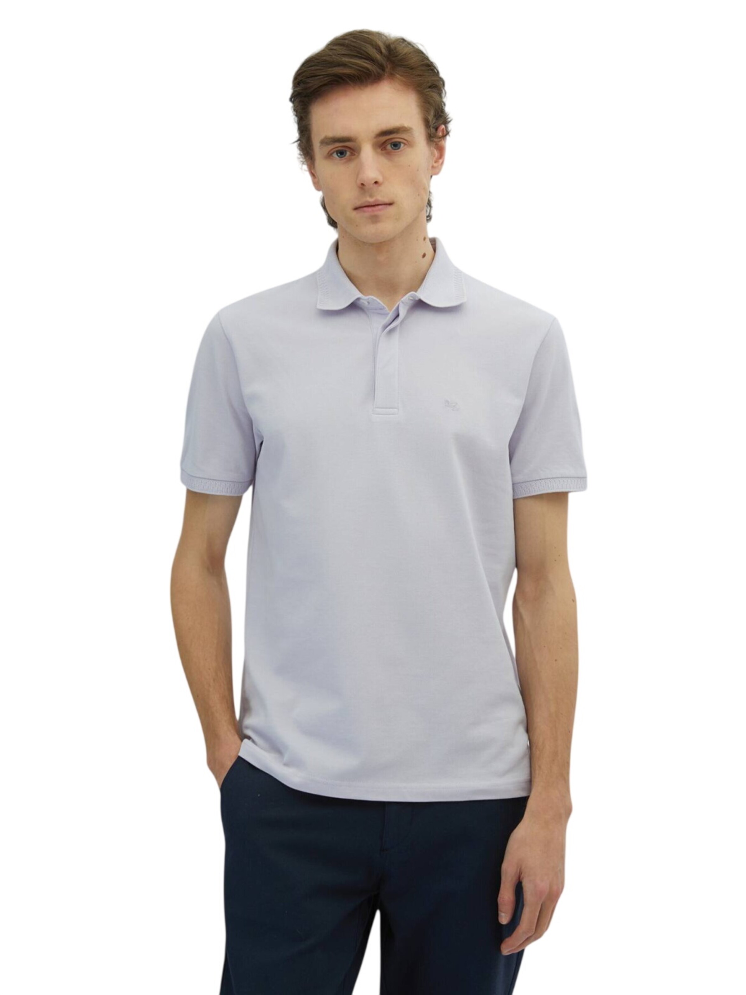 KİP Poloshirt in Lila: Vorderseite