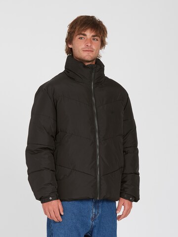 Veste mi-saison Volcom en noir : devant