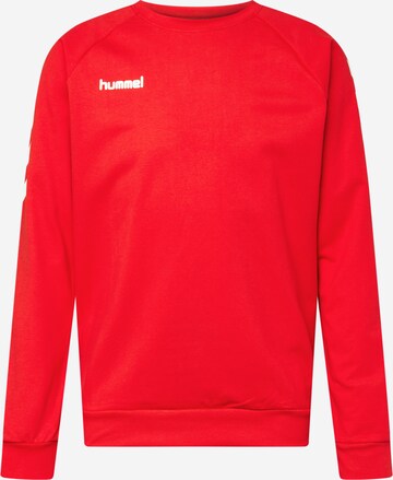 Felpa sportiva di Hummel in rosso: frontale