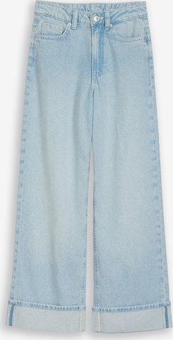 TOM TAILOR Wide Leg Farkut värissä sininen: etupuoli