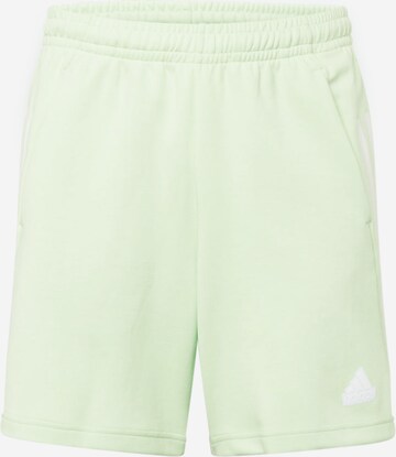 ADIDAS SPORTSWEAR Regular Workout Pants in Green: front