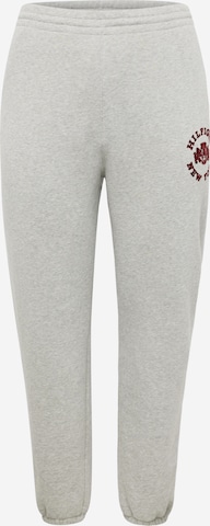 Tommy Hilfiger Curve Tapered Trousers in Grey: front