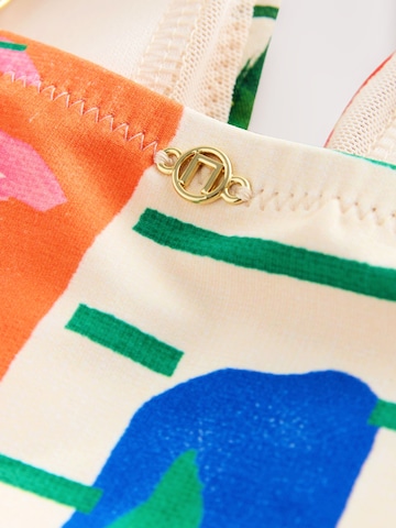 Next Triangle Swimsuit 'Plunge' in Mixed colours