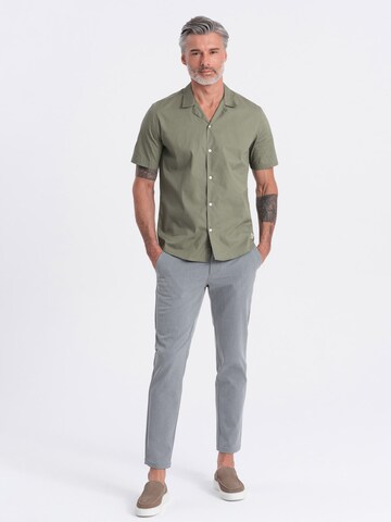 Ombre Comfort fit Button Up Shirt 'SHSS-0168' in Green