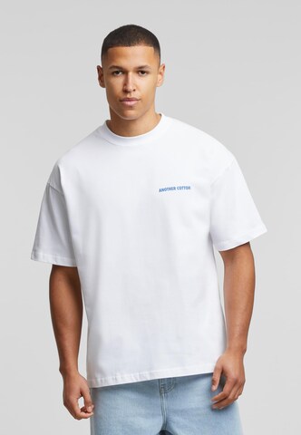 Another Cotton Lab Bluser & t-shirts 'Offline Scribble' i hvid: forside