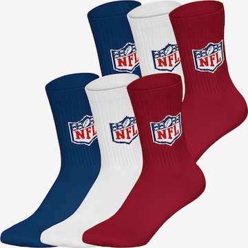 Huddle Freizeitsocken ' NFL Shield Crew ' in Blau: Vorderseite