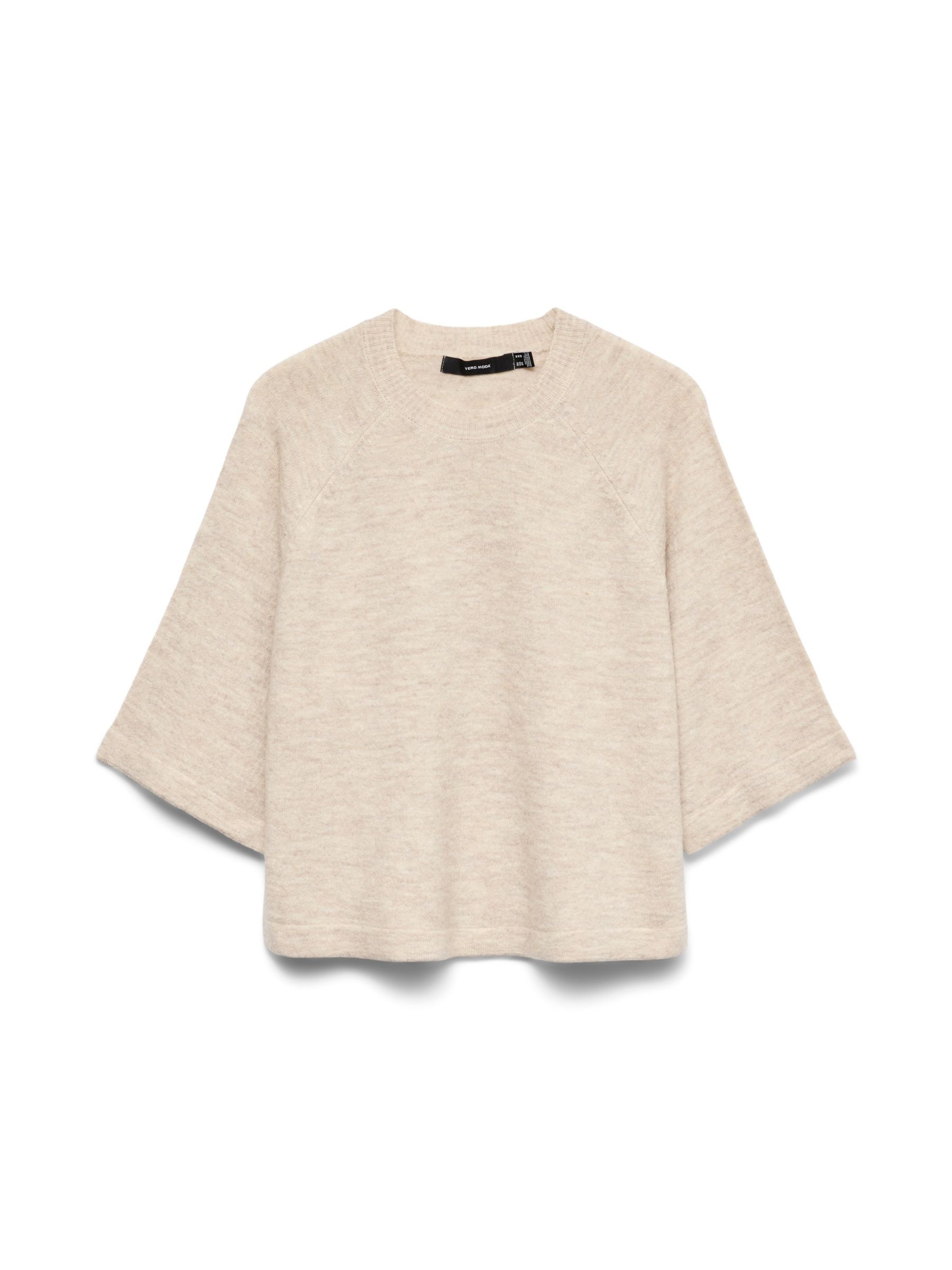 VERO MODA Pullover 'VMLEFILE' i beige: forside