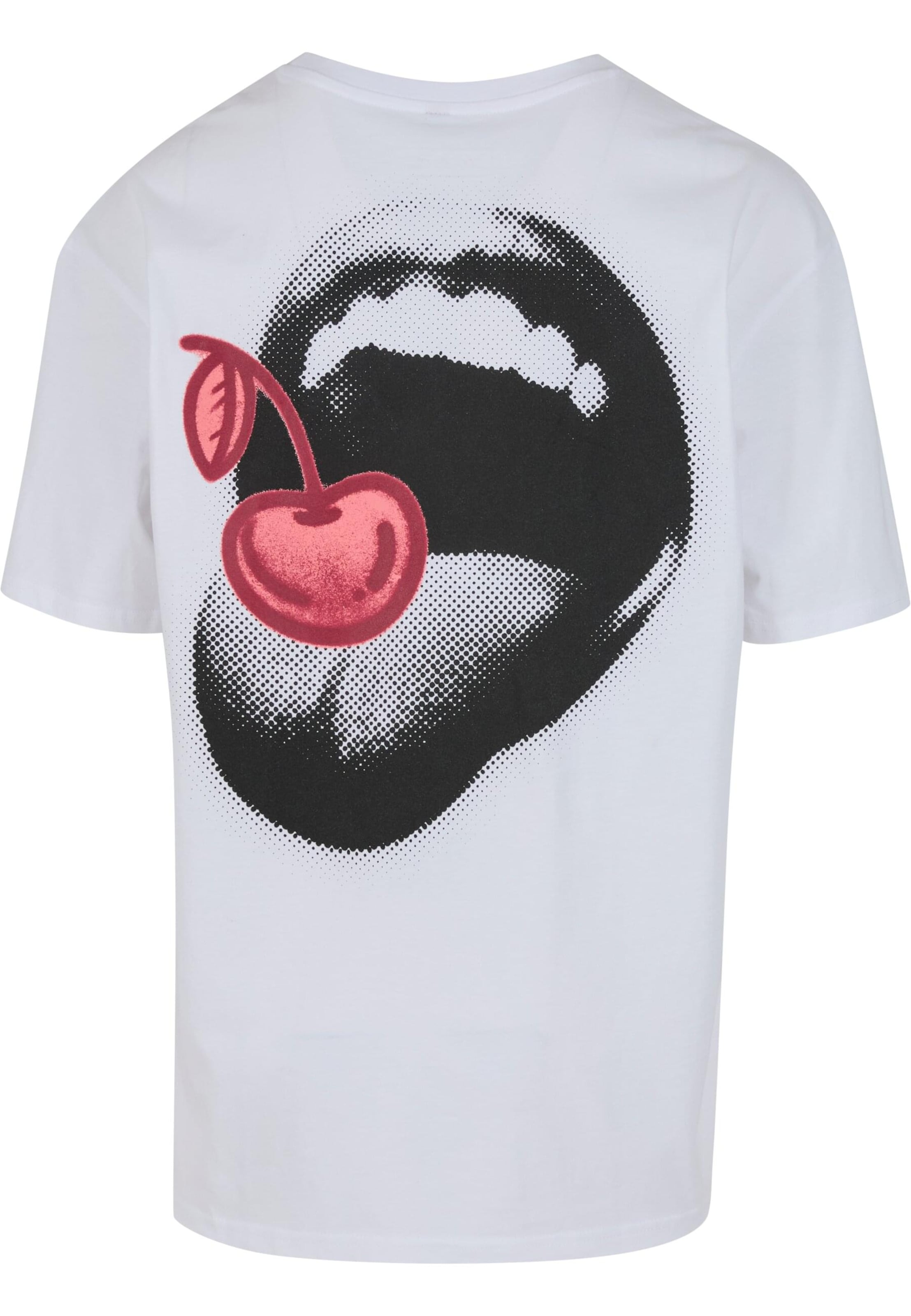 Mister Tee Tričko 'Cherry Good' – bílá