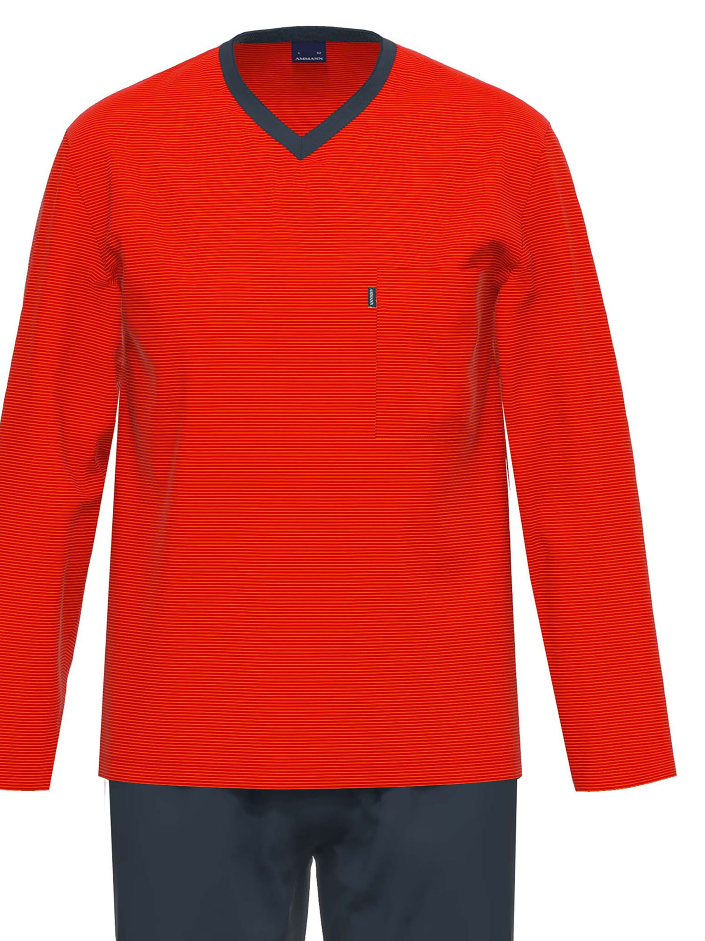 Ammann Short Pajamas 'Nightwear' in Red