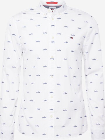 Tommy Jeans Skjorte i hvid: forside