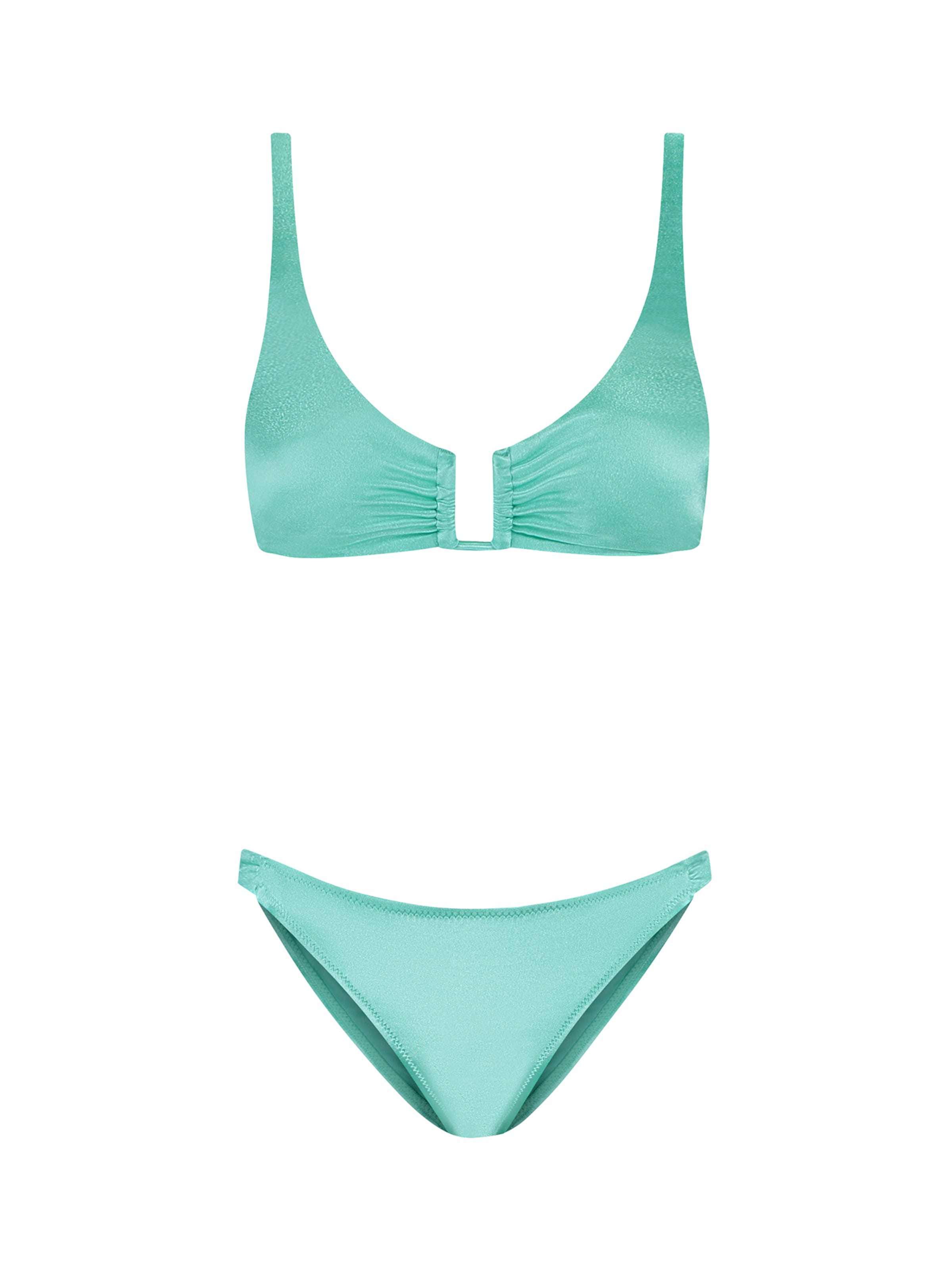 Shiwi Trojúhelníková Bikiny 'Chloe' – zelená: přední strana