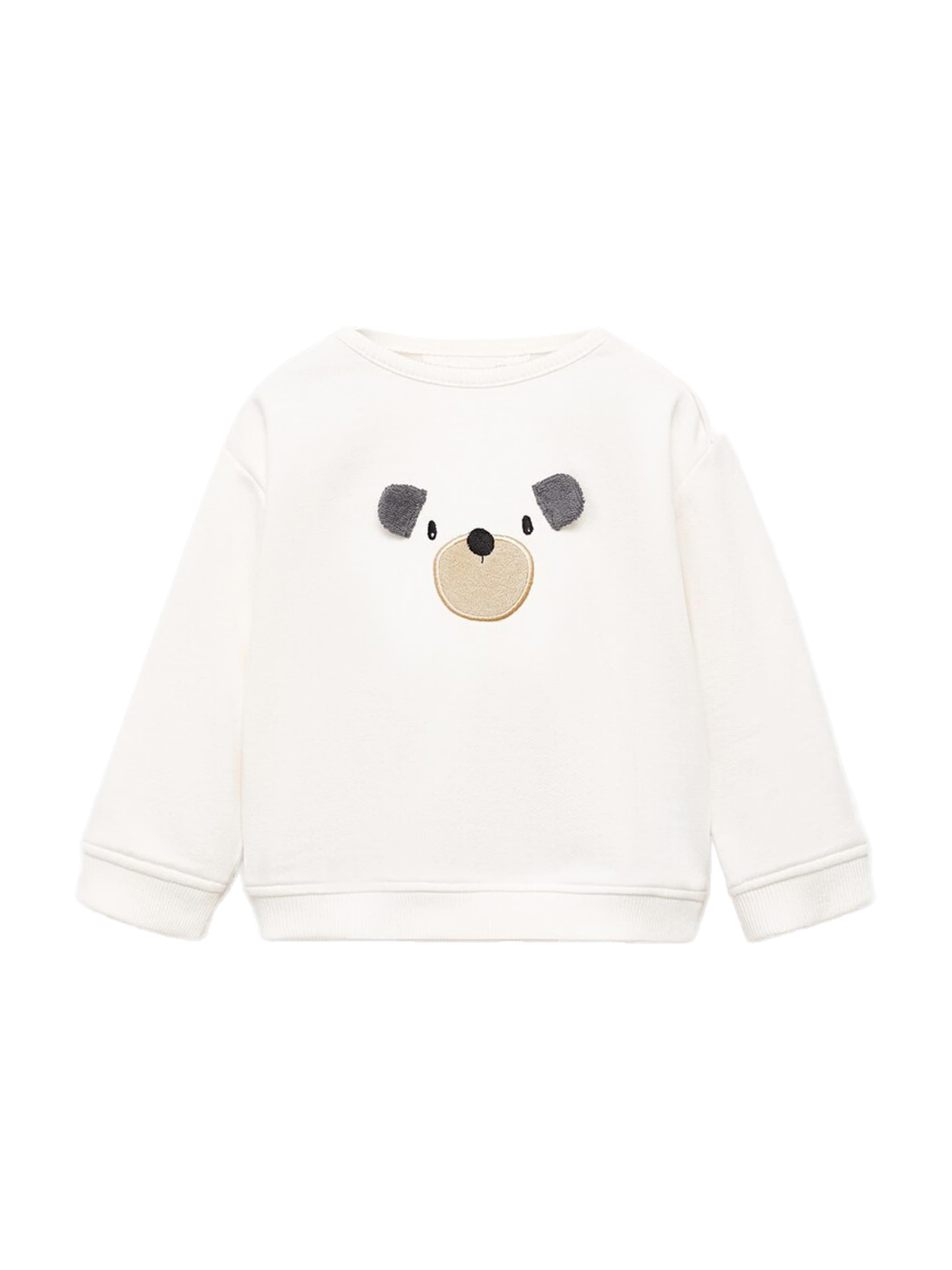MANGO KIDS Majica 'BEARS' | bela barva: sprednja stran