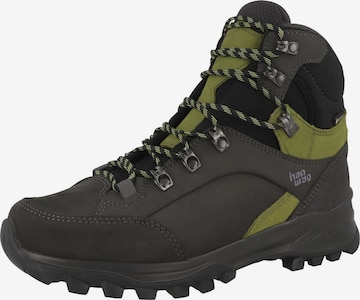 HANWAG Lace-Up Boots 'Banks GTX' in Grey: front