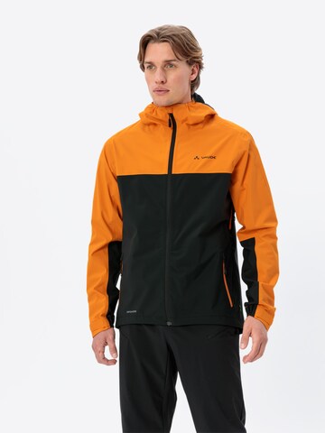 VAUDE Outdoorjas 'Moab' in Geel: voorkant