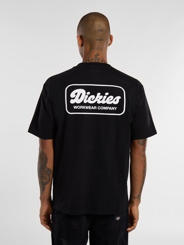 juoda DICKIES Marškinėliai 'Lewistown': priekis