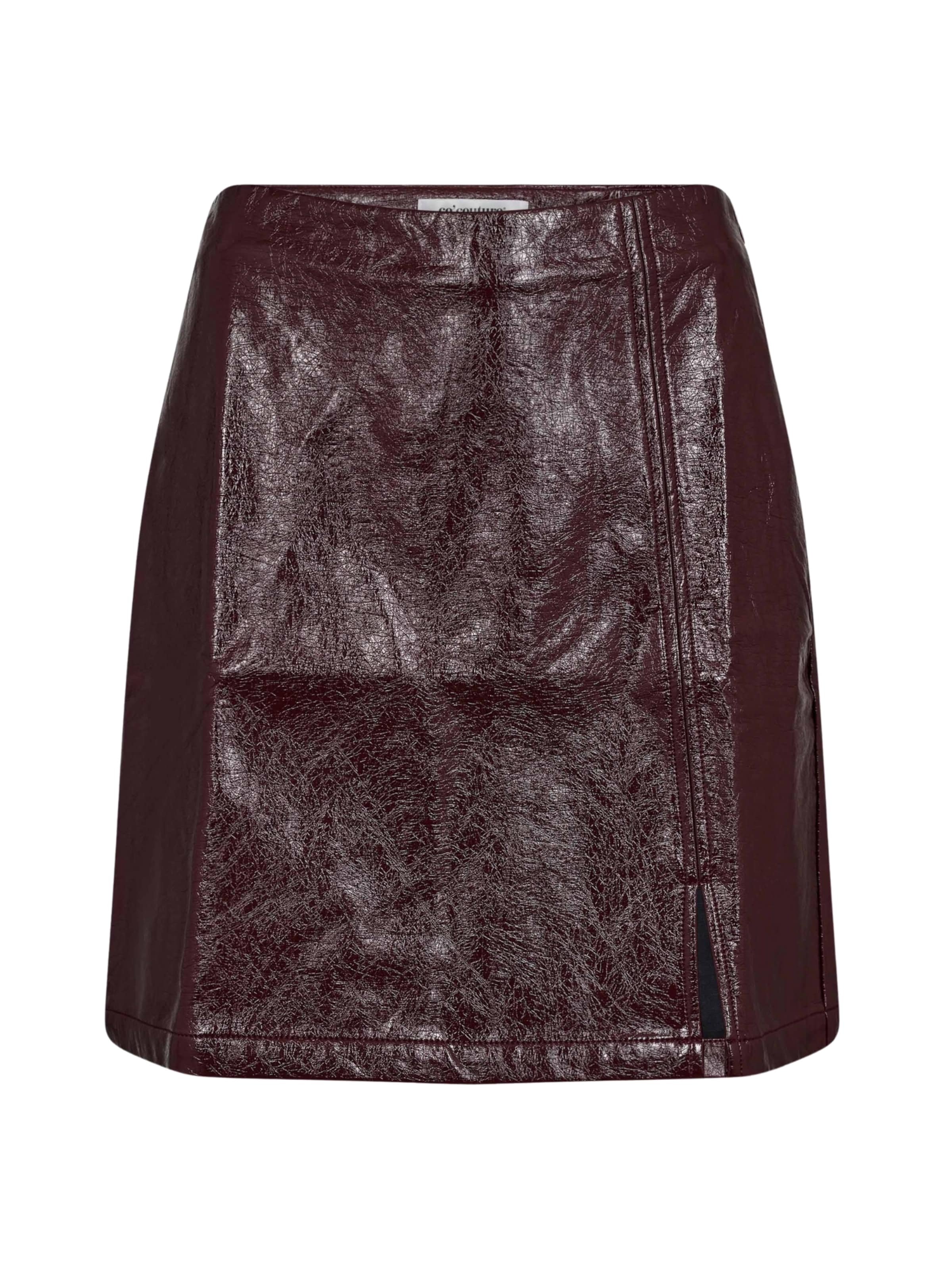 Jupe 'Posy' co'couture en rouge : devant