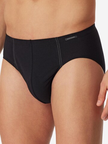 SCHIESSER Slip 'Cotton Essential' in Zwart