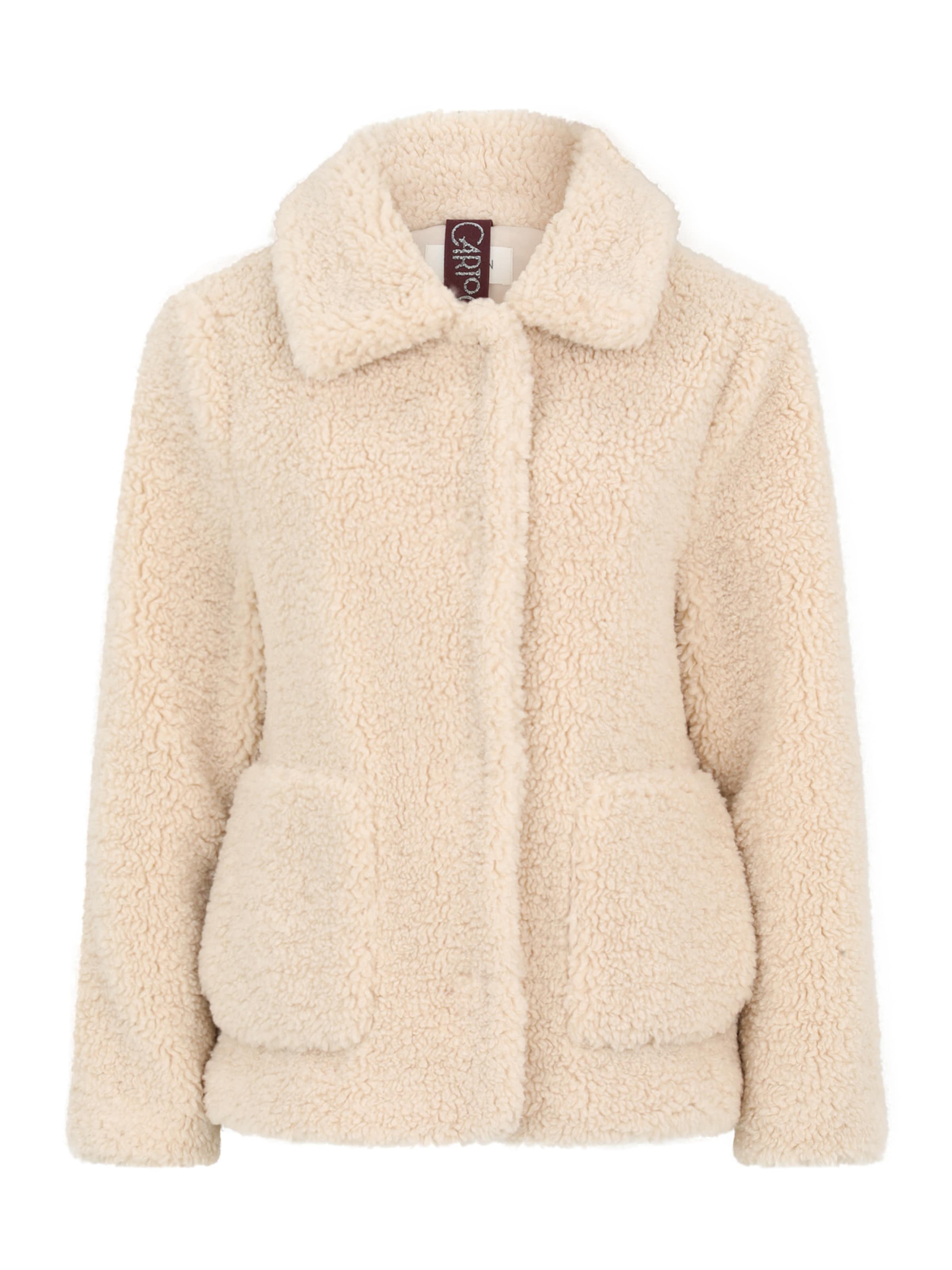 Cartoon Tussenjas in Beige: voorkant