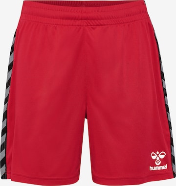Hummel Regular Sporthose in Rot: predná strana