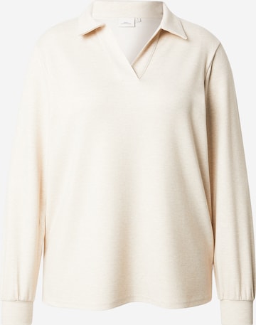 Maglietta di ONLY Carmakoma in beige: frontale