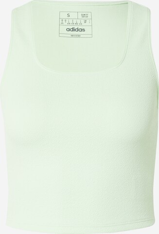 ADIDAS PERFORMANCE Sports Top in Green: front